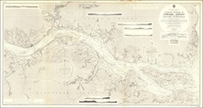 Singapore and Malaysia Map By British Admiralty