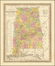 Alabama Map By Henry Schenk Tanner