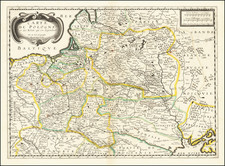 Poland, Ukraine and Baltic Countries Map By Pierre Du Val