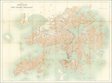 Hong Kong Map By Geographical Section, War Office (UK) / Royal School of Military Engineering