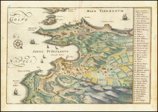 Southern Italy and Other Italian Cities Map By Matthaeus Merian