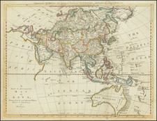 Asia, Korea and Australia Map By Thomas Bowen