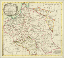 Poland Map By Louis Brion de la Tour