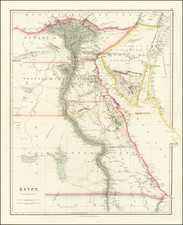 Egypt Map By John Arrowsmith