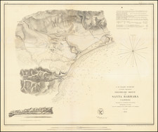 California and Other California Cities Map By United States Coast Survey