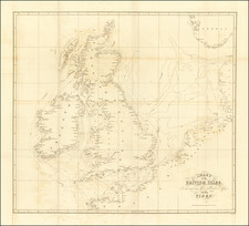 British Isles Map By John & Alexander Walker / John William Lubbock