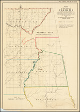 Alabama Map By United States GPO