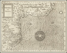 New England and Mid-Atlantic Map By Cornelis van Wytfliet