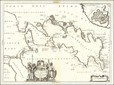 Greece Map By Vincenzo Maria Coronelli