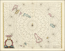 African Islands, including Madagascar Map By Johannes van Loon