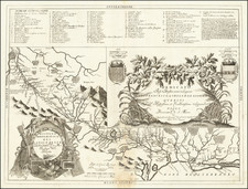 Disgeno Idrografico Del Canal e Reale . . . (Languedoc Canal) By Vincenzo Maria Coronelli