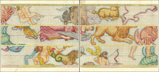 Zodiacus Stellatus Fixas Omnes Hactenus Cognitas, Ad Quas Lunae Appulsus Ullibi Terrarum Telescopio Poterunt, Complexus. By John Senex