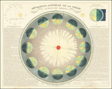 Celestial Maps Map By Eugène Andriveau-Goujon