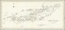 Virgin Islands Map By Royal Geographical Society