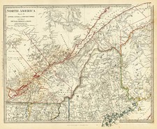 New England and Canada Map By SDUK