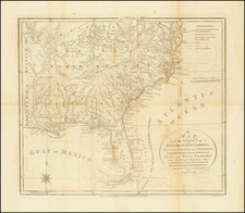 United States, Mid-Atlantic, South, Tennessee, Southeast, North Carolina and Midwest Map By Joseph Purcell