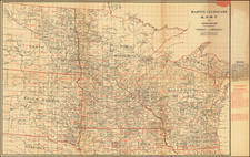 Minnesota, Wisconsin, North Dakota and South Dakota Map By Martin Ulvestad