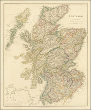 Scotland Map By John Arrowsmith