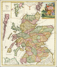 Scotland Map By John Senex