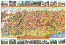 Austria, Northern Italy and Pictorial Maps Map By Caminades