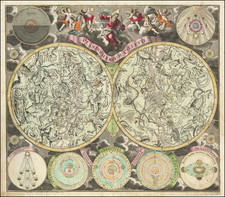 Celestial Maps Map By Matthaus Seutter