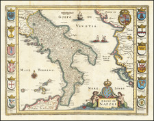 Southern Italy Map By Matheus Merian