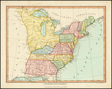 United States Map By Charles Wilkes