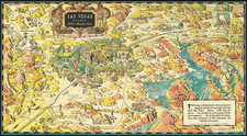 Nevada and Pictorial Maps Map By Raymond Winters