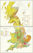 England, Scotland and Wales Map By Ordnance Survey