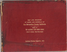 California, Los Angeles and Rare Books Map By California State Mining Bureau