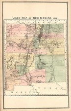 Southwest and Rocky Mountains Map By H.R. Page