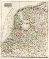 Europe and Netherlands Map By John Thomson