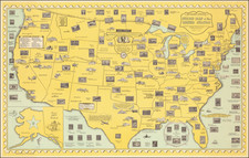 United States and Pictorial Maps Map By Ernest Dudley Chase