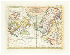 Alaska, Russia in Asia and Canada Map By Denis Diderot / Didier Robert de Vaugondy