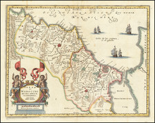 North Africa Map By Mattheus Merian