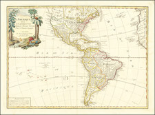Pacific Northwest and America Map By Paolo Santini / Giovanni Antonio Remondini