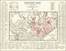 Pictorial Maps, Los Angeles and Other California Cities Map By Anonymous