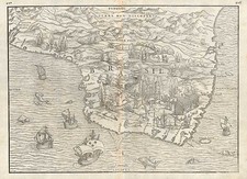 South America Map By Giovanni Battista Ramusio