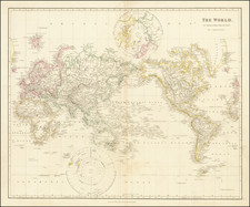 World Map By John Arrowsmith