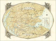 Scotland and Pictorial Maps Map By W. & A.K. Johnston / McCorquodale Ltd