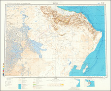 Arabian Peninsula Map By General Staff of the Red Army