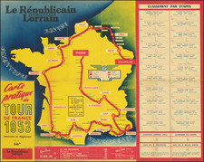 France and Pictorial Maps Map By La Nouvelle Republique du Centre-Ouest