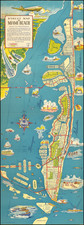 Florida and Pictorial Maps Map By Miami Beach Chamber of Commerce