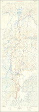 Alaska Map By United States Army Air Corps 