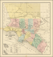 California and Los Angeles Map By H. J. Stevenson