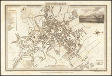 England and British Counties Map By Edward Baines