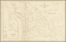 Rocky Mountains, Pacific Northwest, Oregon and Washington Map By Charles Wilkes