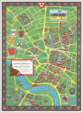 Pictorial Maps and Boston Map By Alva Scott Garfield