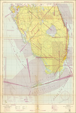 Florida and World War II Map By U.S. Coast & Geodetic Survey