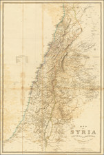 Middle East and Holy Land Map By James Wyld